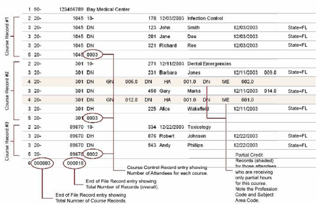 Screenshot of an example file.