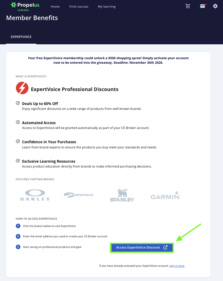 Expert Voice Landing Page